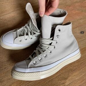 Converse Chuck 70 all white/cream size 8.5 worn once!